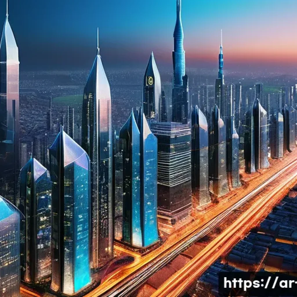 라이다 LiDAR 통신 - A high-tech urban scene at dusk featuring advanced laser-based optical communication systems integra...